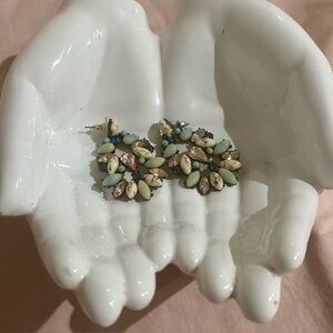 Vintage Floral Cluster Earrings